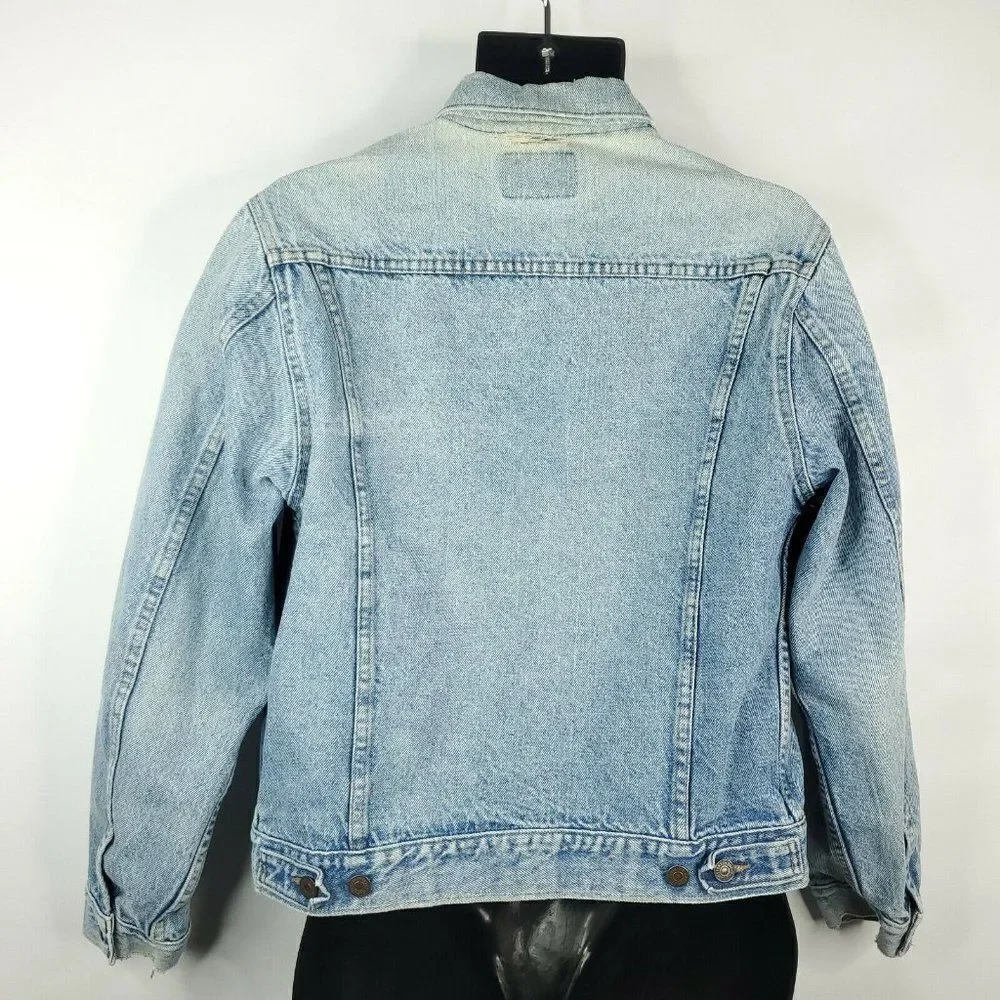 Vintage 80s Levis Trucker Denim Jean Jacket M USA